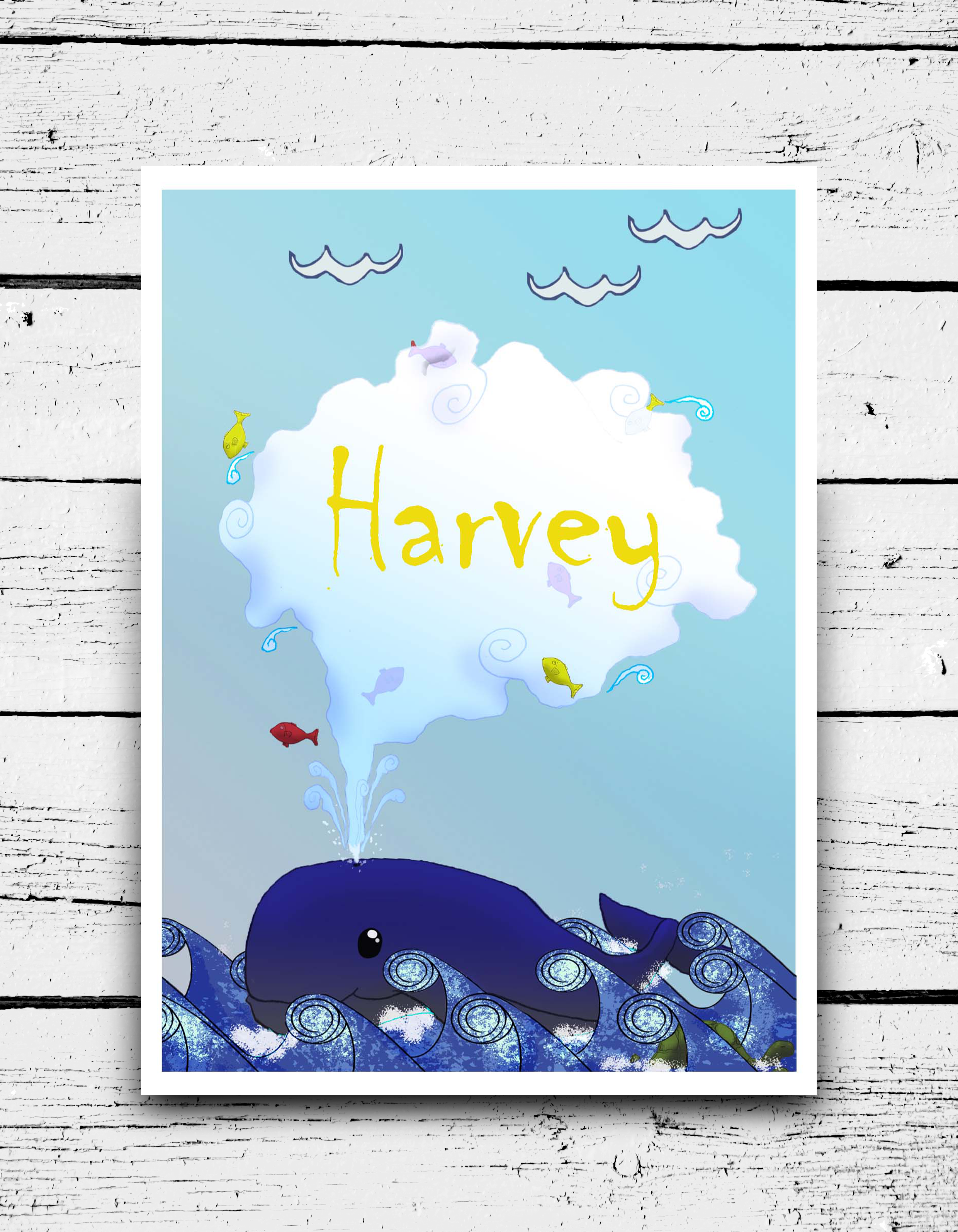 geboortekaartje Harvey - Studio Fon