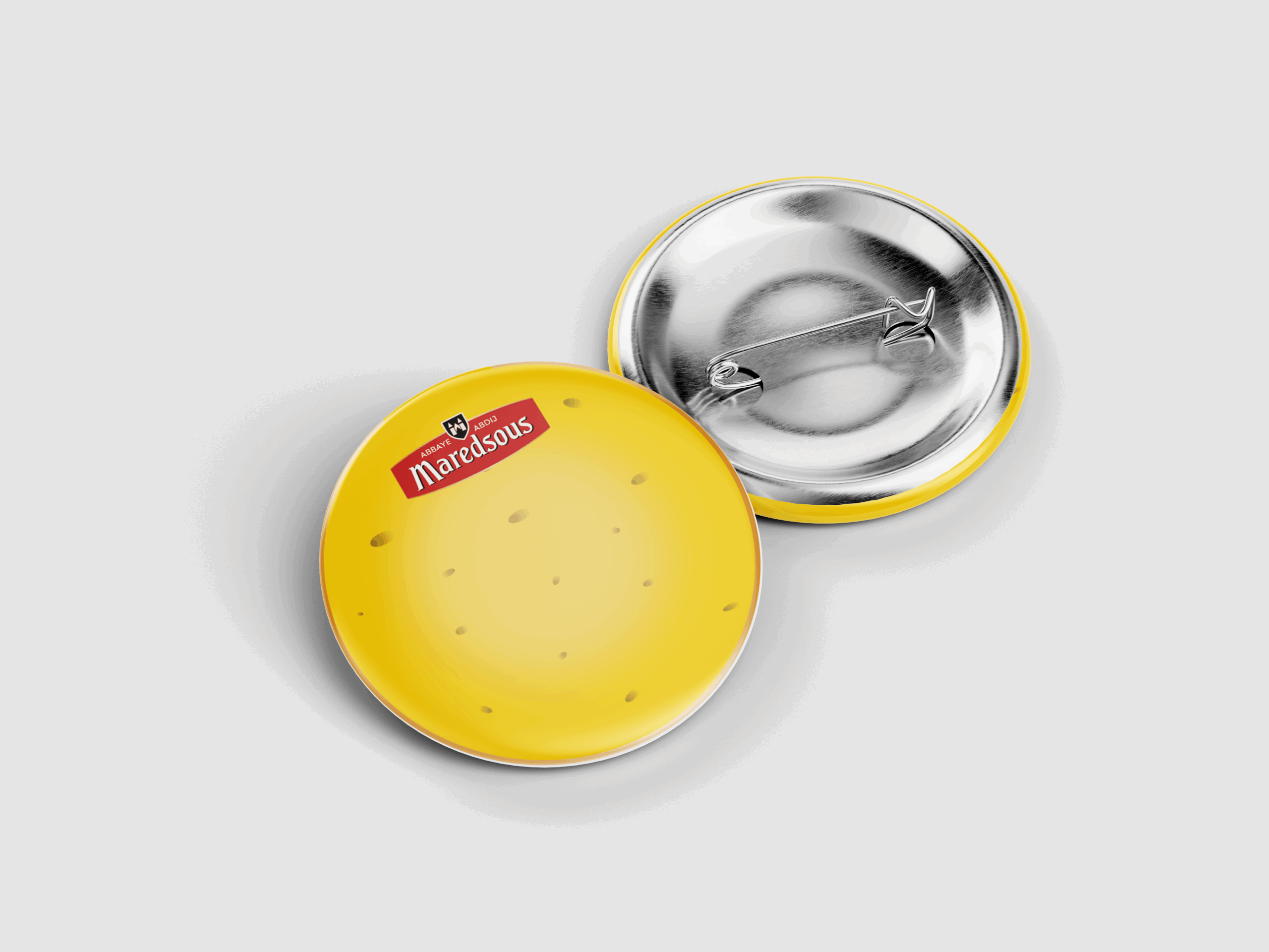 Maredsous Pin - Mock up - Studio Fon